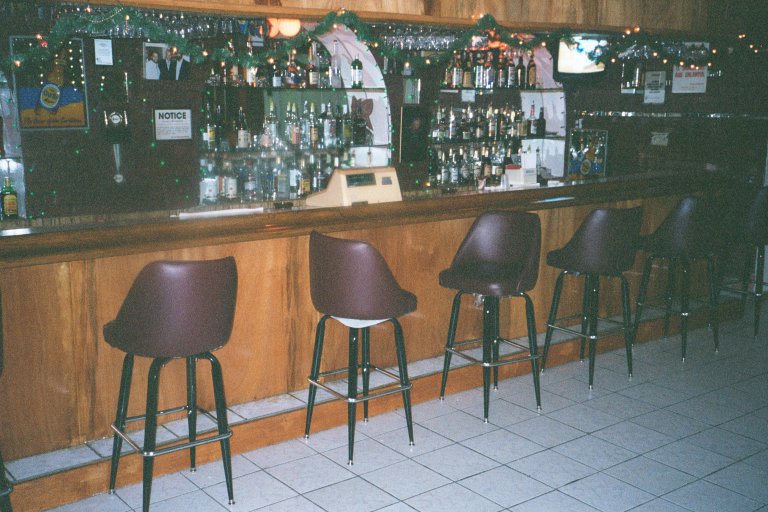 downstairs bar